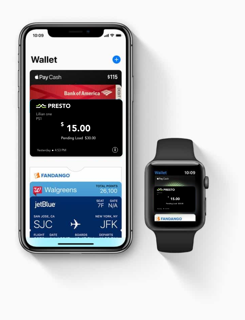 presto card add to apple wallet